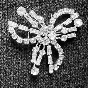 Vintage rhinestone brooch